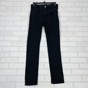 Apt. 9 Womens Tummy Control Jeans High Rise Elastic Waist Double Button Pants